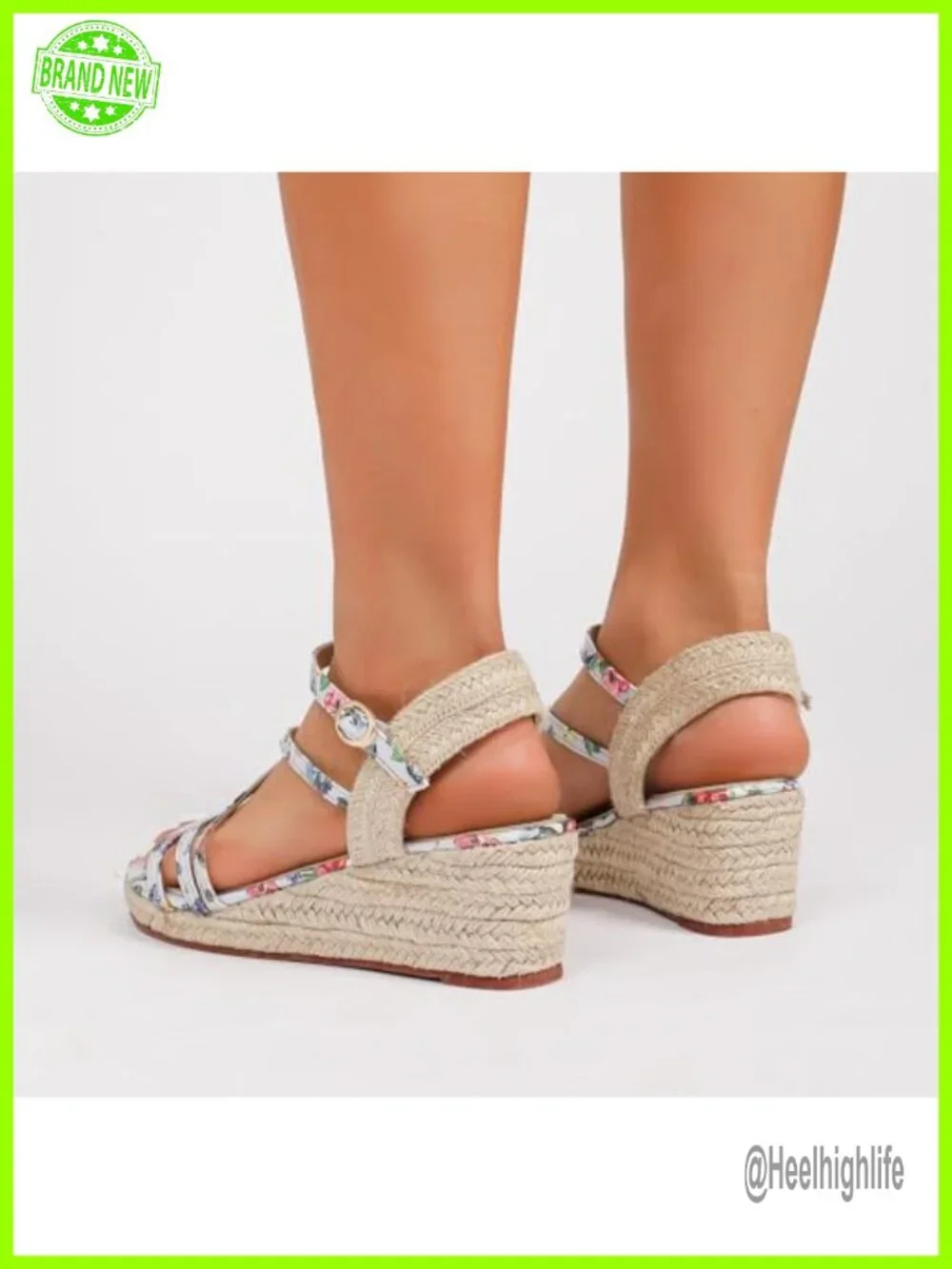 Women's Espadrilles Wedge Sandals Platform Open Toe Strappy Heels